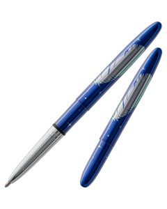 Bullet Space Pen "Blauwe Maan" met Blue Origin Veergravure (#400BB/FS-BO)