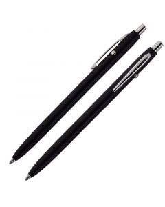 Shuttle Space Pen, Matte Black with Chrome Accents (#CH4BC)