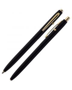 Shuttle Space Pen, Matte Black with Gold Accents (#CH4B)