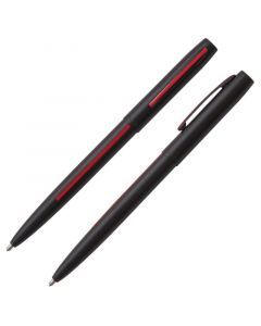 Cap-O-Matic Space Pen "First Responders Series - Firefighter", Non-Reflective Matte Black (#M4BFFR)