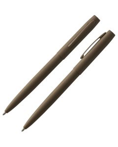 Cap-O-Matic Space Pen, "Flat Dark Earth" Kleur met Ultrasterke Cerakote Coating (#M4H-265)