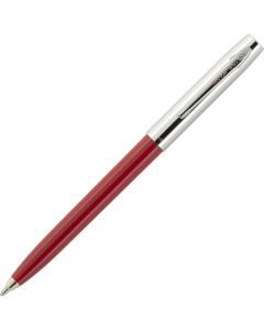 Cap-O-Matic Fisher Space Pen, Rood met Chroomkleurige Dop (#S775-R)