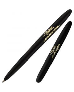 Bullet Space Pen, Matte Black with Gold Coloured Fisher Space Pen Logo