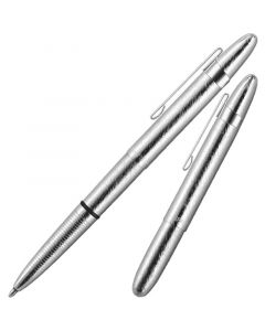 Bullet Space Pen, Chrom Gebürstet mit Clip (#400BRCL)