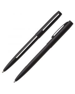 Cap-O-Matic Space Pen "First Responders Series - EMS", Negro Mate no Reflectante (#M4BMWL)