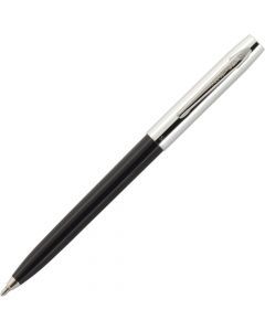 Cap-O-Matic Space Pen, Plastic Black Barrel and Chrome Cap (#S775-B)