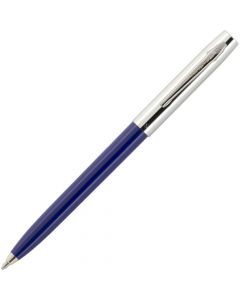 Cap-O-Matic Space Pen, Plastic Blue Barrel and Chrome Cap (#S775-BL)