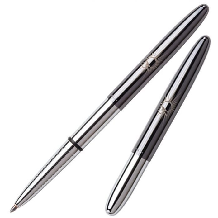 Meisje Ananiver markeerstift 70th-Anniversary Edition Bullet Space Pen, Chrome with Titanium Cap