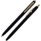 Shuttle Space Pen, Matte Black with Gold Accents (#CH4B)