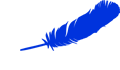 Logotipo de la pluma de Blue Origin